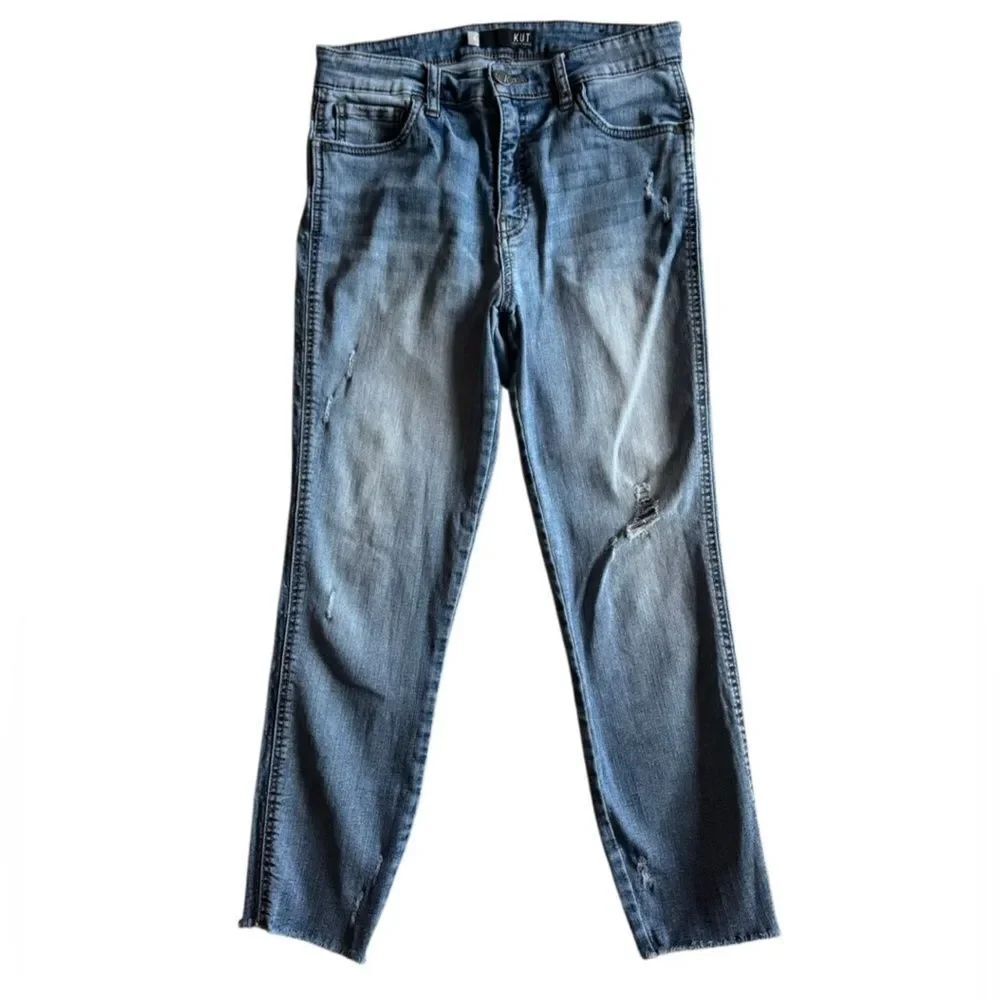 Kut from the Kloth Women's Distressed Skinny Jeans Size 6